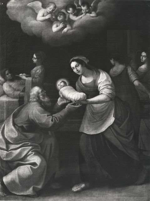 A. Villani e Figli — G. Battista Bertusio. La Nascita della Vergine. Bologna - Chiesa di S. Paolo — insieme